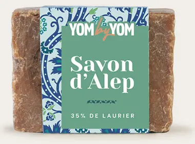 Savon d'Alep anti-acné - 35% de laurier