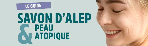 guide savon d'Alep & pezu atopique